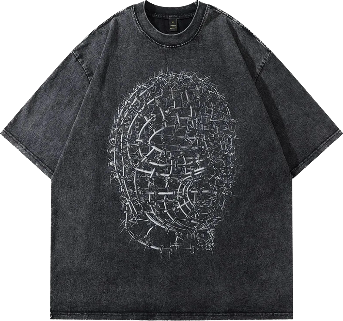 Barbed Wire Mask T-shirt