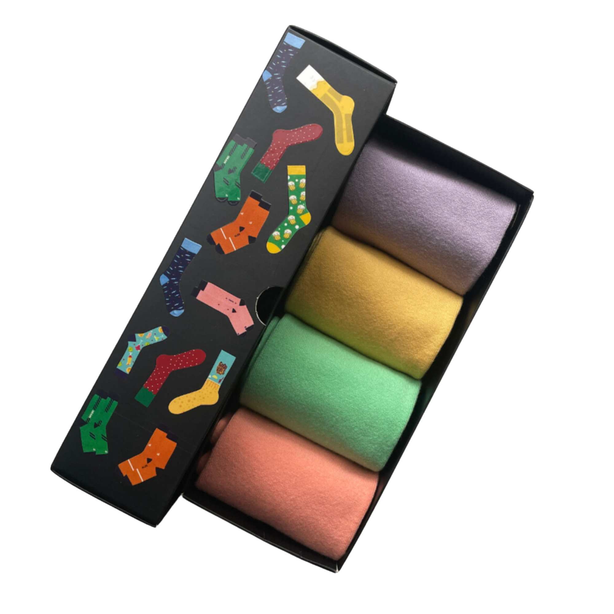 4-Pack Colourful Bamboo Socks
